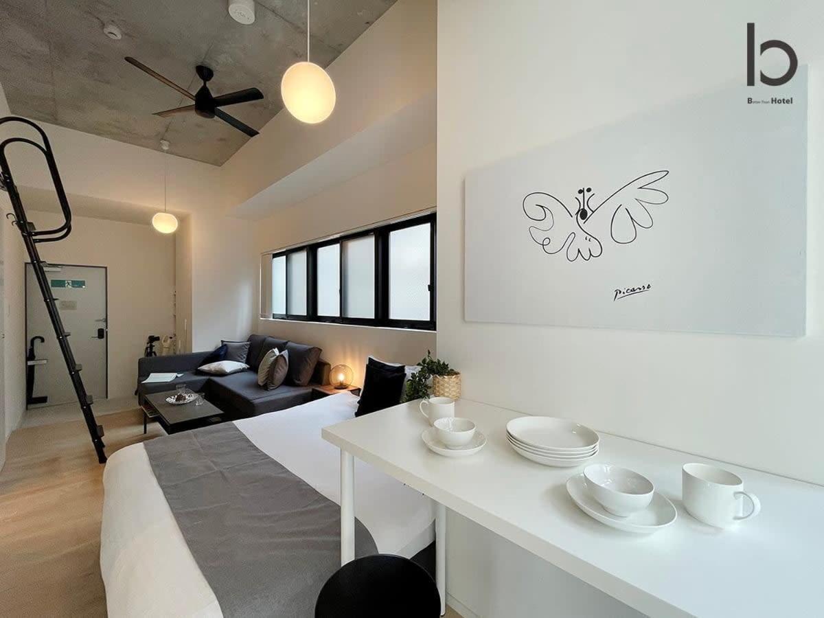 Bhotel Nekoyard - Stylish Loft Studio Steps From Peace Park 히로시마 외부 사진